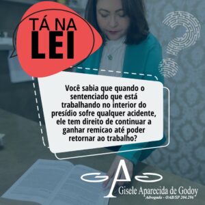 Leia mais sobre o artigo Tá na Lei – Remição